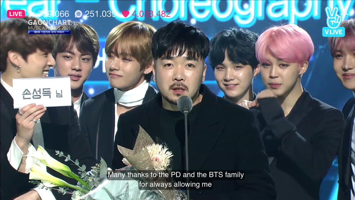 on Twitter: "Congrats to bts' choreographer Son Sung Deuk for winning