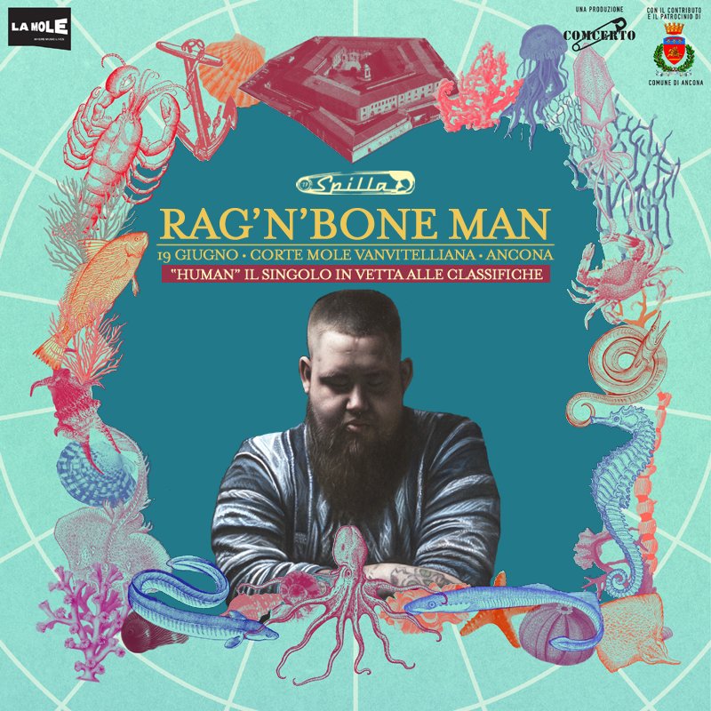 COMCERTO's tweet image. Nuovo nome nella line up di #Spilla2017: @RagNBoneManUK 
Lunedì 19 Giugno | Corte della Mole Vanvitelliana, Ancona
bit.ly/2m4lI9K