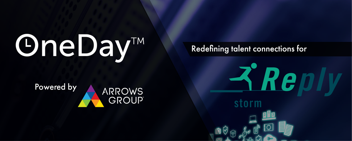 arrowsdigital's tweet photo. At Reply Storm's offices today - Another great client running a #OneDay - Redefining talent connections with our #agile hiring process #tech https://t.co/Es2rqAa6Wa