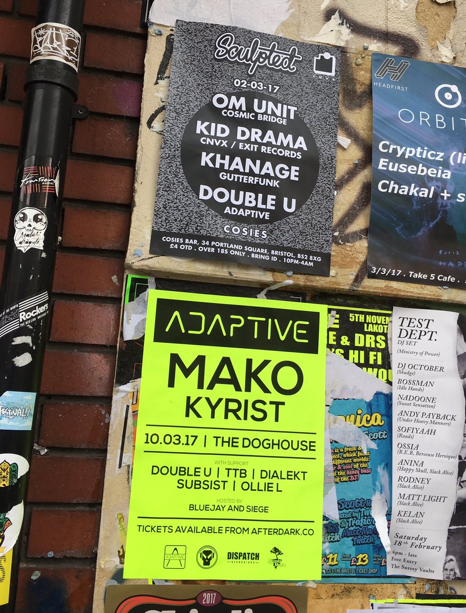 March is looking lively! There's these 2 and I'm also playing 3sixty at B45 on fri 3rd &amp; Outlook x <a href="/AlternateUK/">Alternate</a> at Trinity on fri 17th!