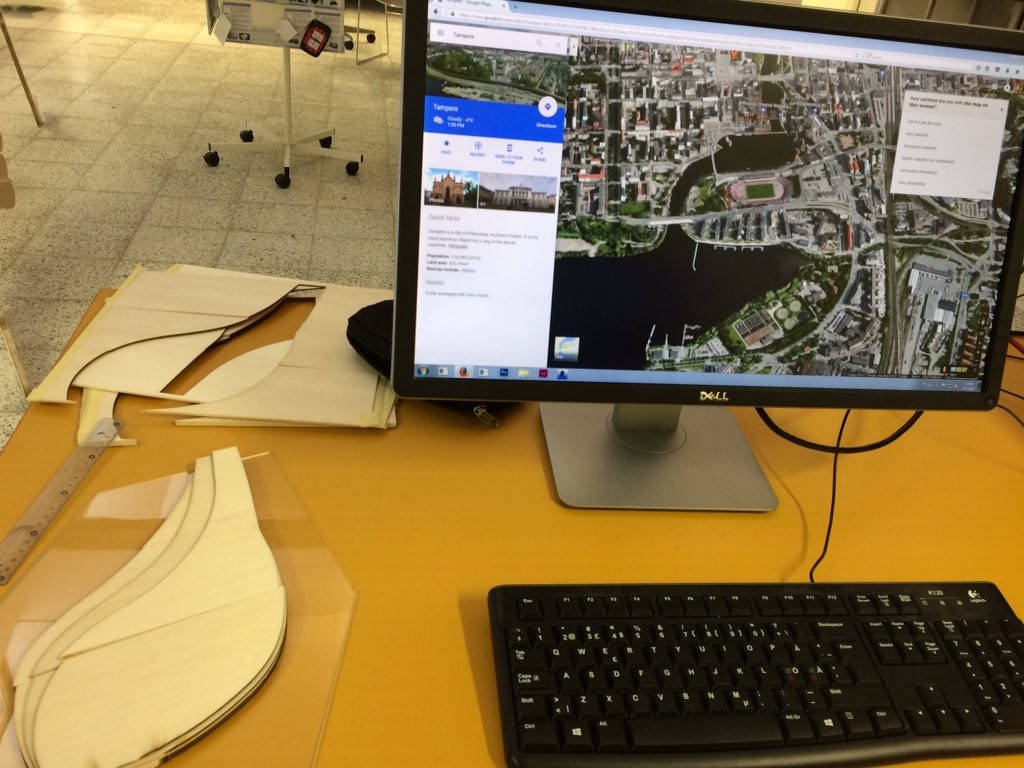 tuulikurkipaa's tweet image. Tässä syntyy kahvilan mallia #Tampere Ratinanrantaan @TampereUniTech #tutlab