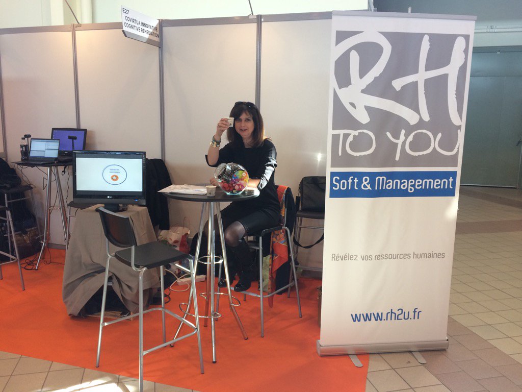 Stand Rhtoyou, salon des entreprises toulouse Diagora Labège