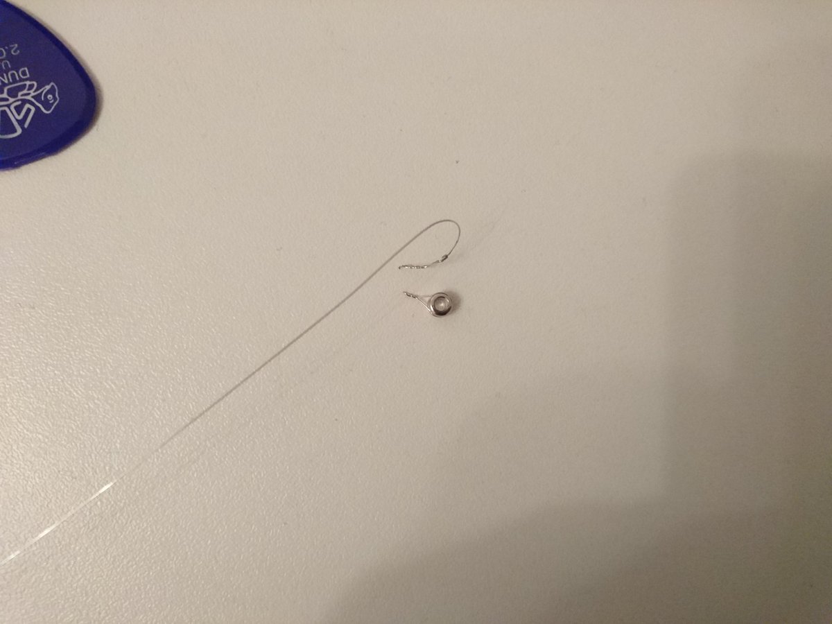 Just changed a set of strings and a ball end came off as I tuned up! Not happy! <a href="/DaddarioandCo/">D'Addario</a>  #strings #broken #xl125 #wasteofaset