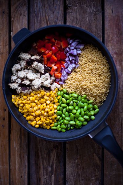 Foodie_ABC's tweet photo. Heute auf dem Speiseplan: #Konfettipfanne mit kleinen #Nudeln | #One Pot-Pasta, vegan -  via @VeganMomAnna  https://t.co/X1RrKFuh2f https://t.co/5n2mKiSljz