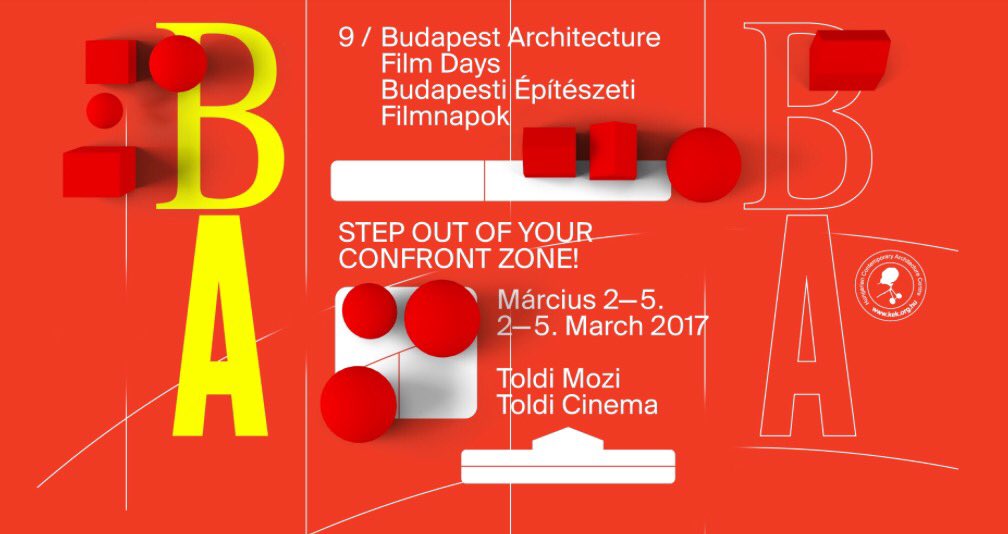 March 2-5 the 9th edition of the #Budapest #Architecture #Film Days about #cities #spaces #buildings #architects filmnapok.kek.org.hu