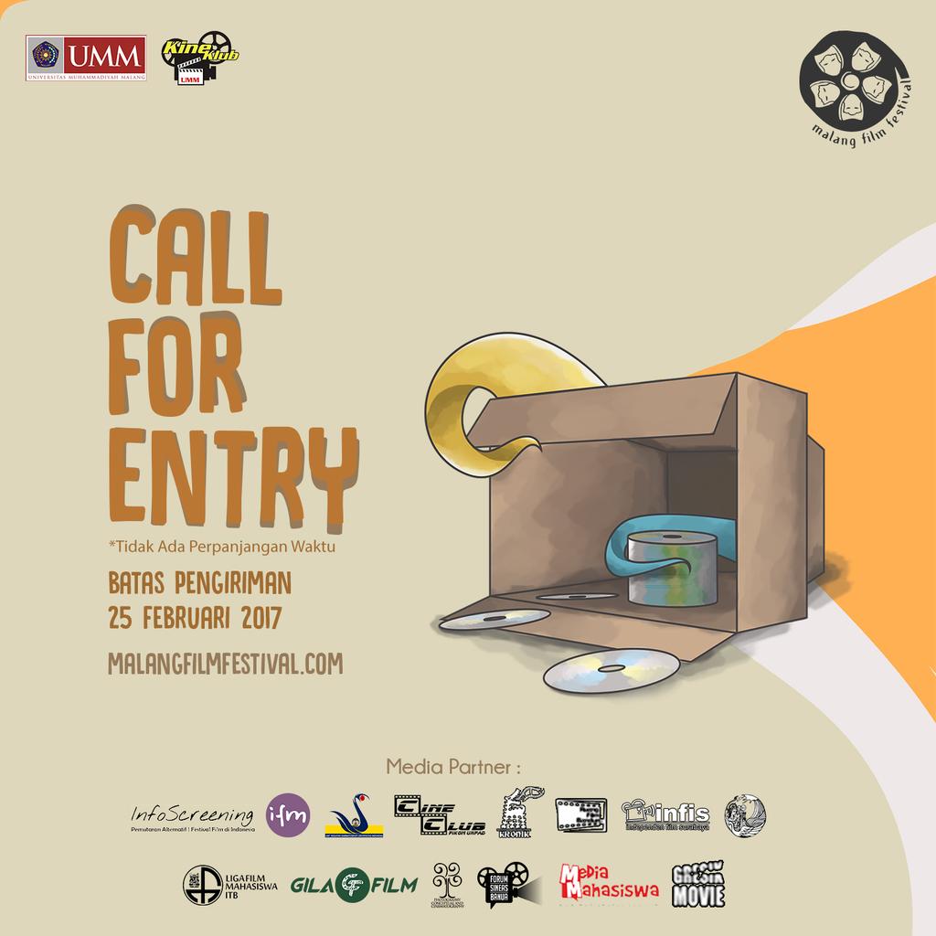 H-3! Sebentar lagi pendaftaran di tutup! Ayo segera kirim filmnya! More Info:malangfilmfestival.com #AprildiMalang