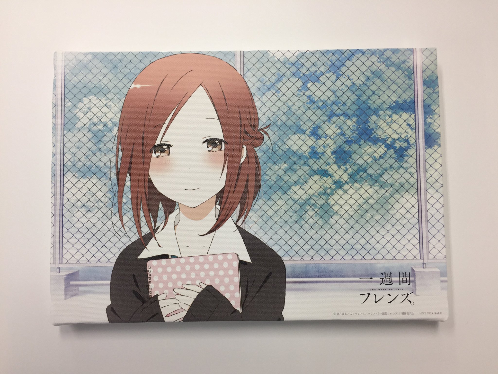 Toho Animation Store 一週間フレンズ Blu Ray Boxが本日発売です Tas 特典は 描き下ろし イラストを使用した キャンバスアート 藤宮香織の表情が印象的な一枚となっております 是非お買い求めください T Co P1klwq5vln 一週間フレンズ