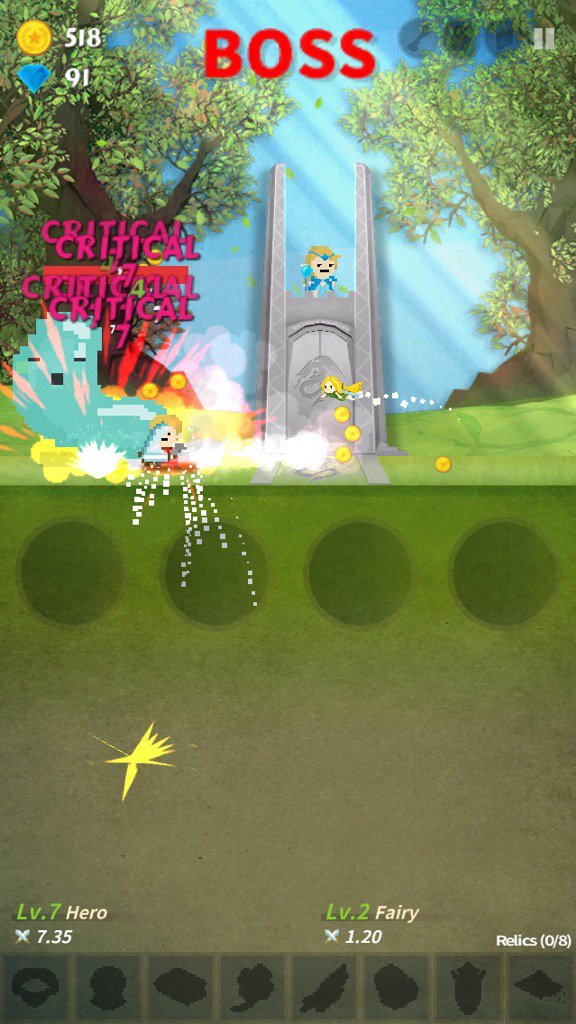 27Toth's tweet image. 577 taps to beat this boss and his minions!
Can you do it with less?
#TapQuest game.nanoo.so/tapquest