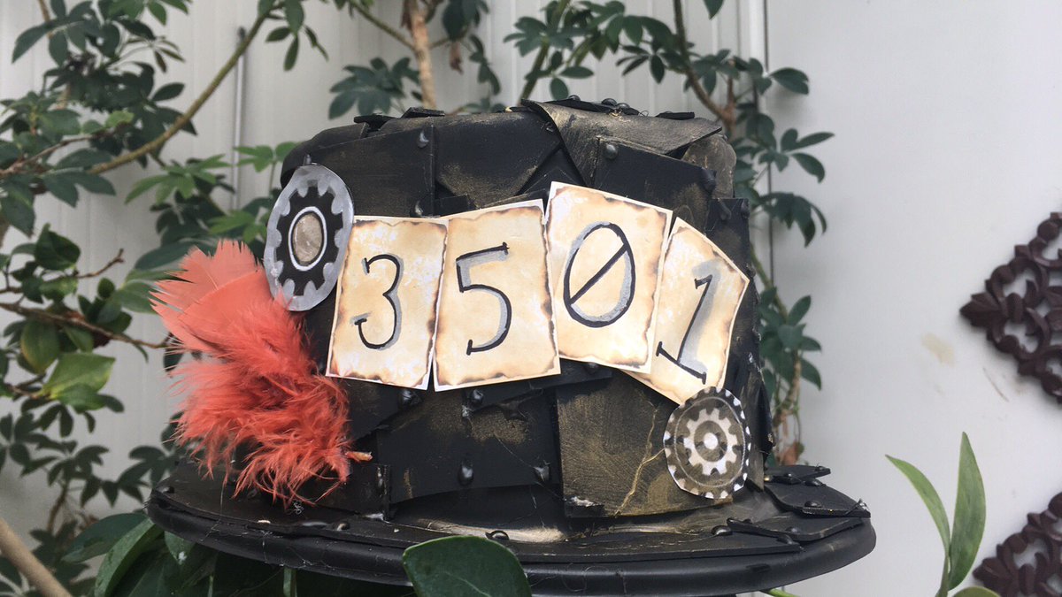 frc3501's tweet photo. In preparation for competition season, one of our students made these amazing steampunk hats! @FIRSTweets https://t.co/IAWbwLRiqE