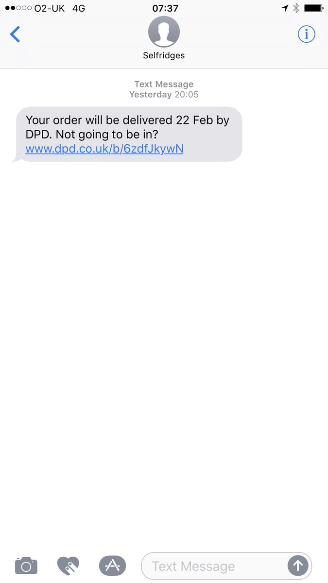 PTKAlexandra's tweet photo. Finally!! @Selfridges will be delivering my Valentines present only 9 days late! #ridiculous #whatcustomerservice #terrible https://t.co/VLb4Z2eZ9i