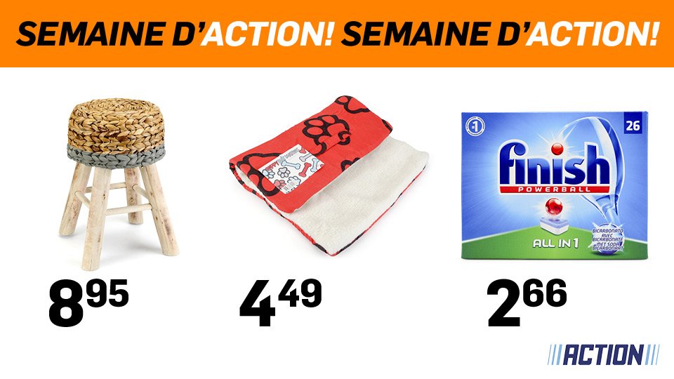 Action France (@actionfr) on Twitter photo Les toutes dernières promotions de la semaine sont en magasin dès aujourd'hui : bit.ly/2lSkjjc Les toutes dernières promotions de la semaine sont en magasin dès aujourd'hui : bit.ly/2lSkjjc