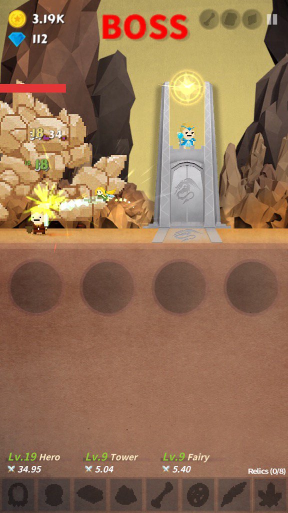 27Toth's tweet image. 668 taps to beat this boss and his minions!
Can you do it with less?
#TapQuest game.nanoo.so/tapquest