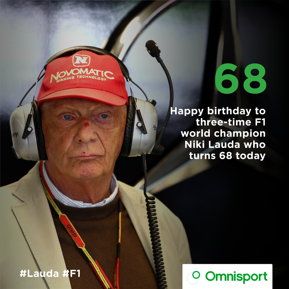 Happy 68th birthday to legend and non-exec chairman Niki Lauda.       
