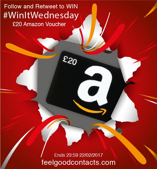 FeelGoodContact's tweet image. For a chance to win a £20 Amazon voucher this #WinItWednesday, simply retweet and follow @FeelGoodContact
