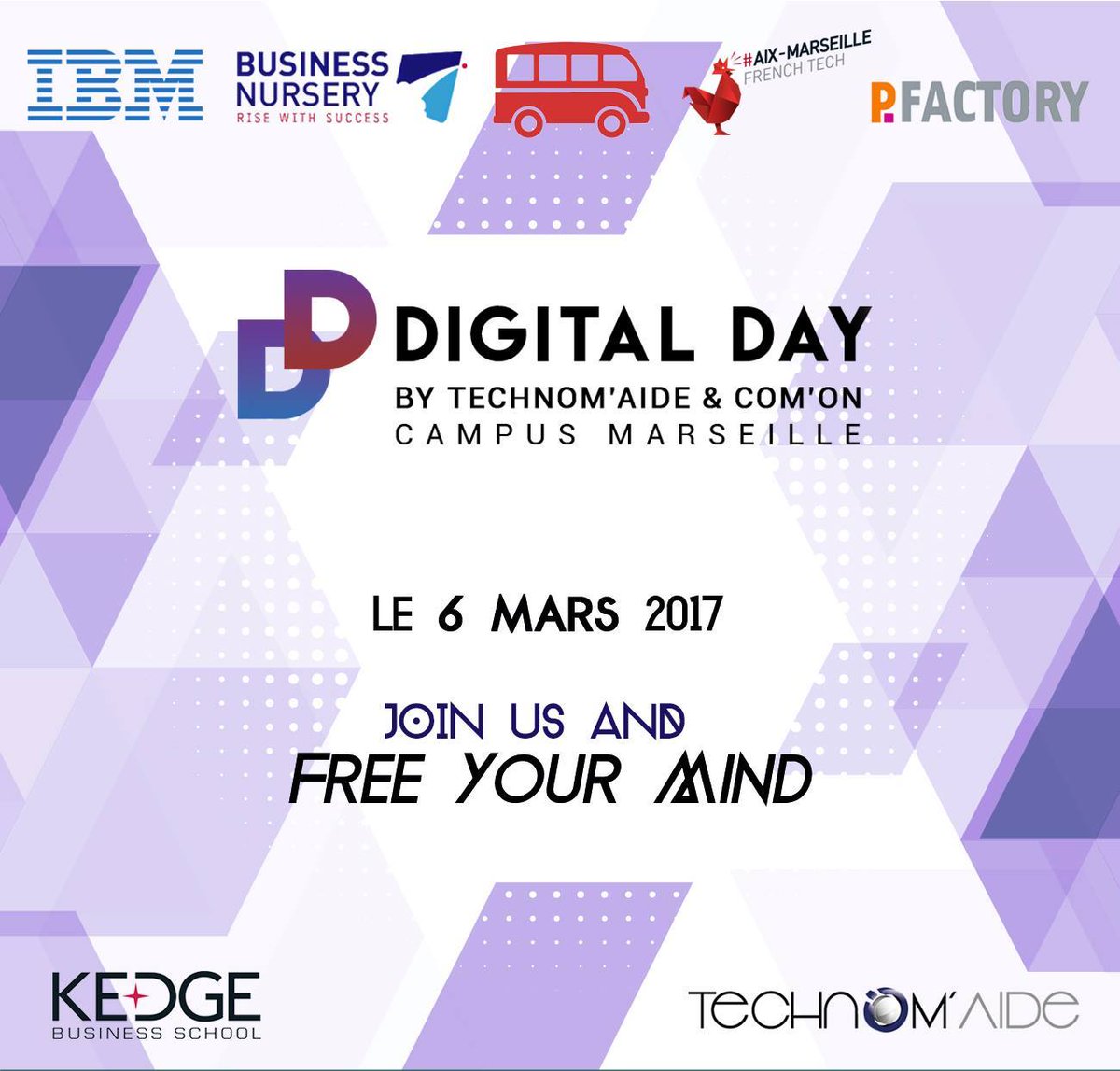 PfactoryFr's tweet photo. #SaveTheDate On se donne RV le 6 Mars pour le #DigitalDay à Marseille chez @kedgebsMRS ! P.Factory partenaire ;) https://t.co/H11UflgrKf https://t.co/gmCk7xK9Fu