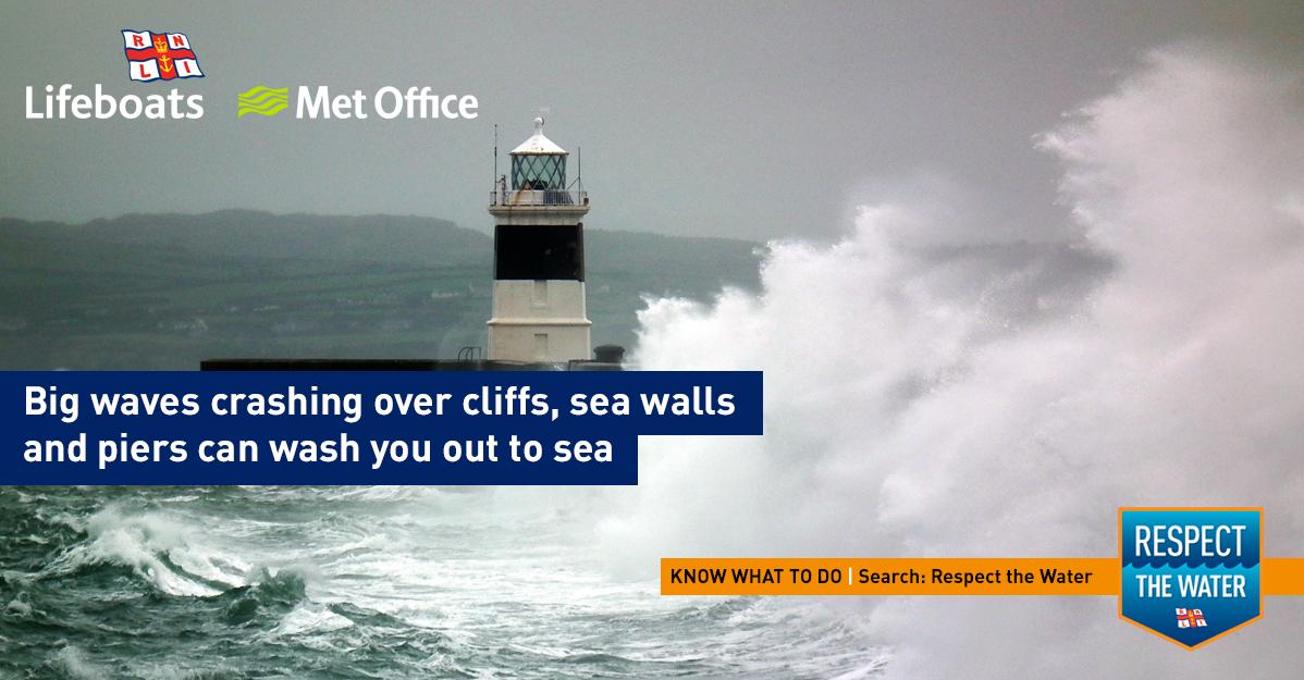 The <a href="/metoffice/">Met Office</a> have put in place weather warnings for #StormDoris. Please #RespectheWater and stay safe if you are near the coast.