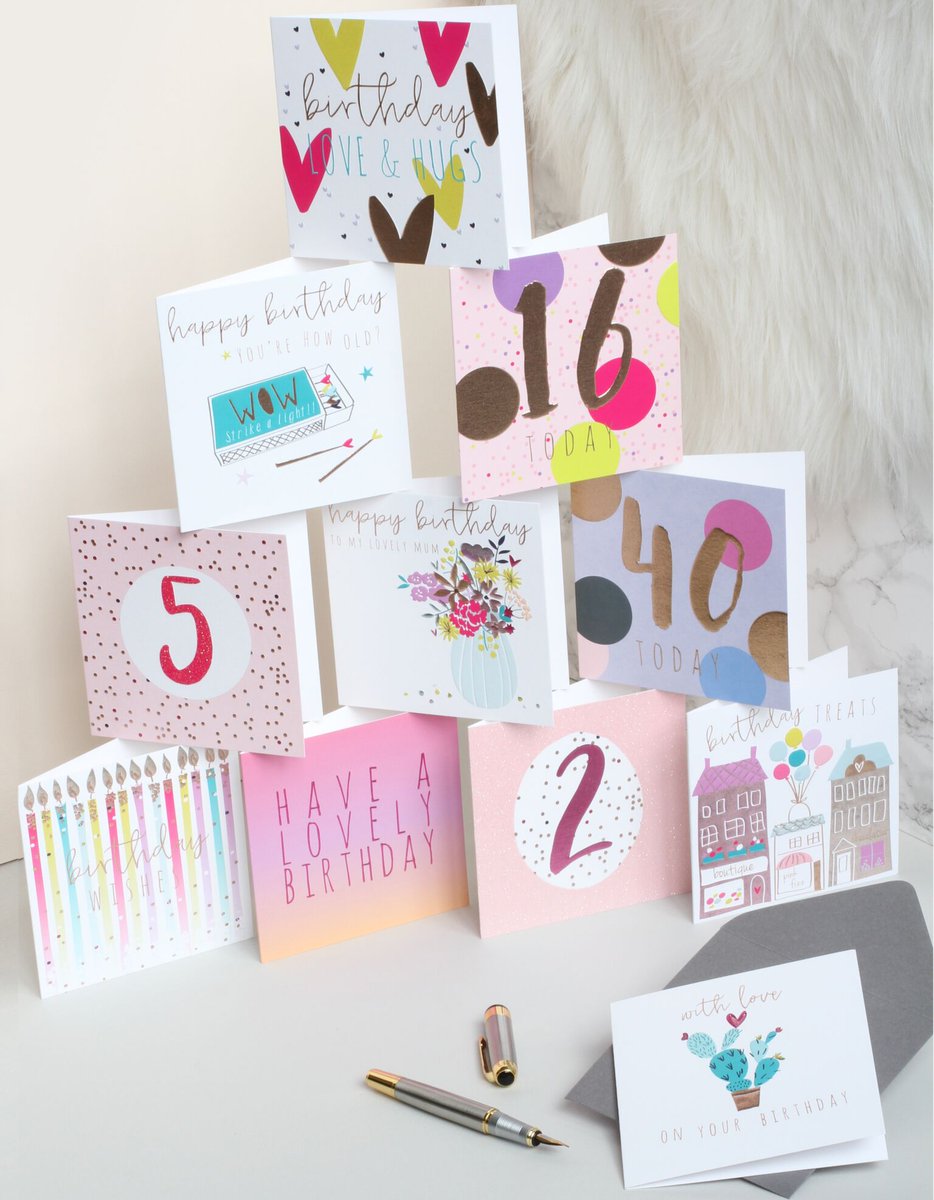 Belly_b_designs's tweet photo. With strong graphics and a fun colour palette, our Platinum Birthday sends will be one to pick up! It’ll be hard to choose you’re favourite! https://t.co/ihDFGqPmRw