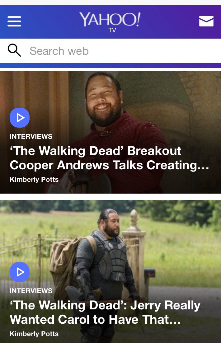 KNashvlia's tweet photo. #fanfavorite @TheWalkingDead #ohJerry @smugorange @YahooTV @Yahoo @YahooNews congrats!! More to come!! #peachcobbler #doubleaxe @Candu https://t.co/WPcvhv8wgM