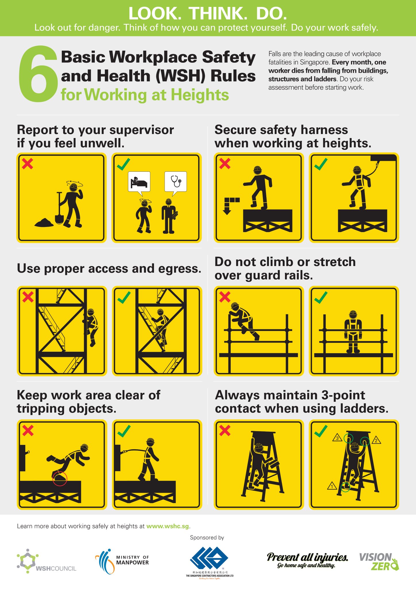 Prevent Fall From Height Safety Poster Shop vrogue.co