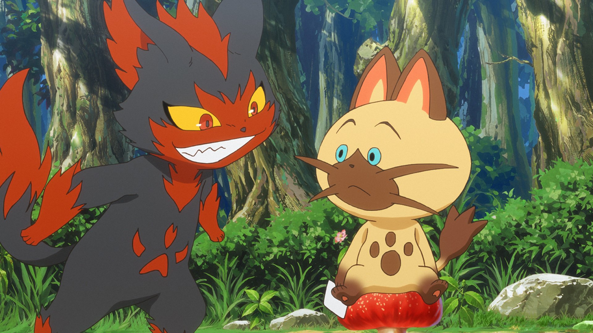 モンハン ストーリーズ Ride On 本日2月22日は ネコの日 つまりモンハンで言うと アイルーの日 アニメ ではナビルーの他にも様々なアイルーが登場 最新話ではなんとアイルーが住む ニクキュー村 が舞台です プラスセブンにて無料配信中ですので