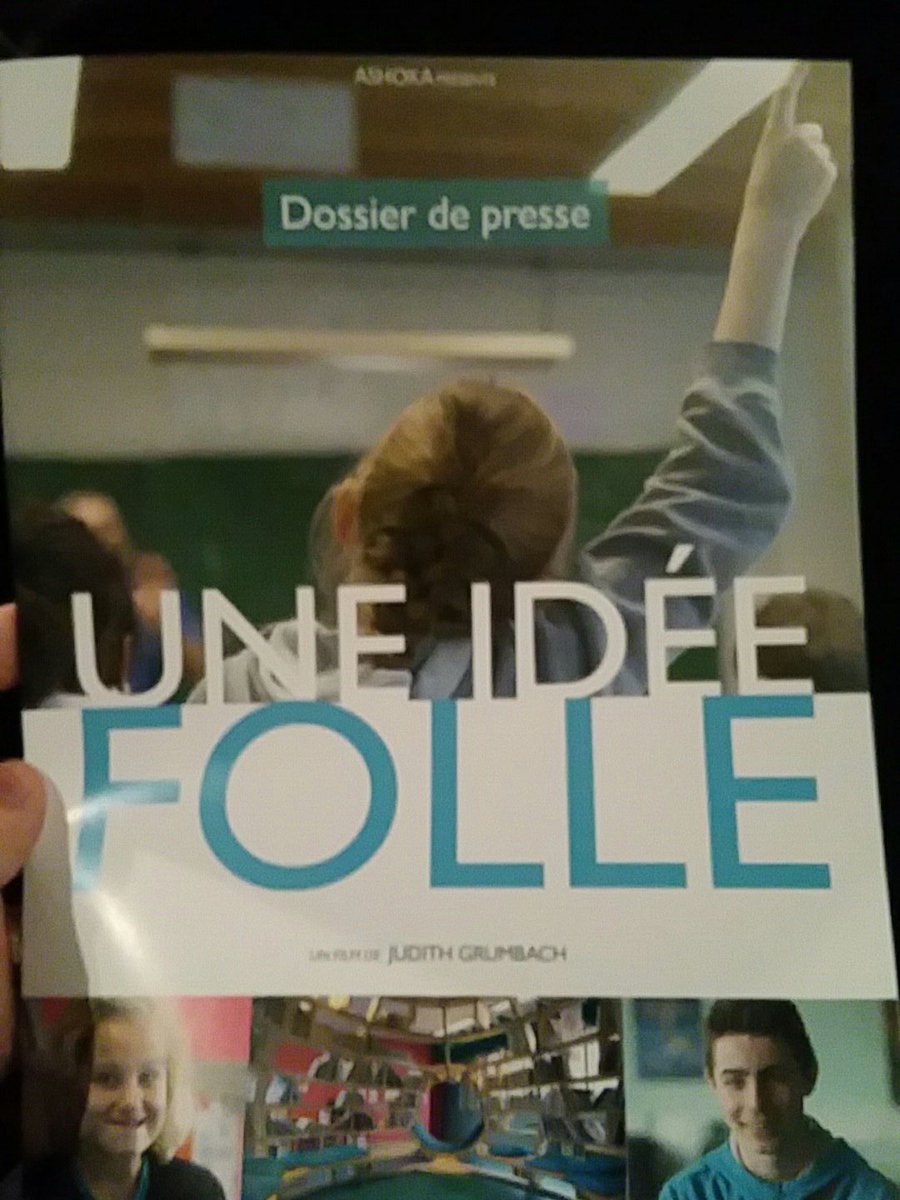 's tweet image. Avant-première du documentaire #Uneideefolle tourné dans 9 établissements scolaires partout en France youtu.be/cqeKM-SGpZo