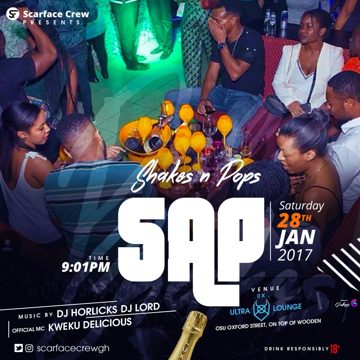 This_is_akosuaa's tweet photo. #ShakesAndPops happening 25th February inside ox ultra lounge, Event by @scarfacecrewgh https://t.co/jylBLAQosS