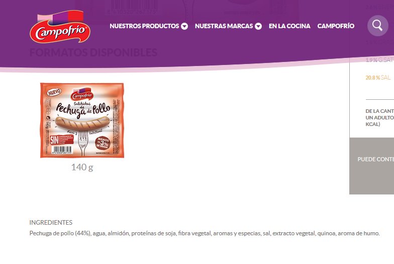 Adri_SaurusRex's tweet photo. @Campofrio_es Porque se llaman salchichas de pollo si en sus ingredientes solo hay un 44% de pollo? Esto es "lo mejor" para un niño? https://t.co/inJSpjLuHP