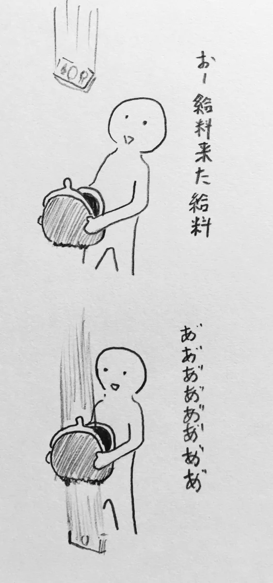 クレジットカードを使いすぎた人の給料日の悲劇がこちらｗｗ
