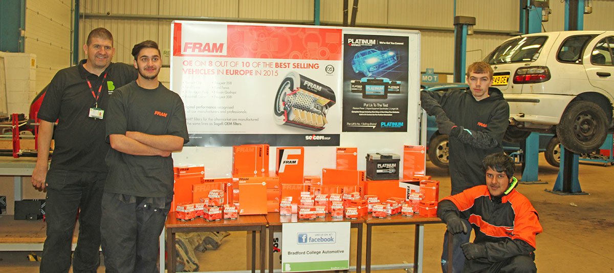 Thanks to Sogefi Filtration in South Wales &amp; Platinum International in Manchester for their generosity. #Bradford 
bradfordcollege.ac.uk/news/2017/moto…