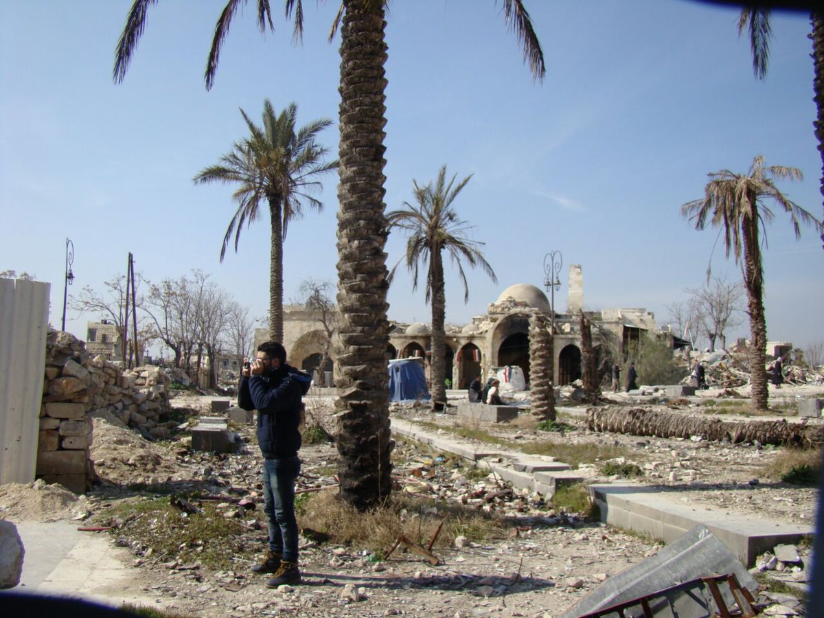 Report about the field work of #DGAM in #old_Aleppo.. For more: bit.ly/2lKAbH7