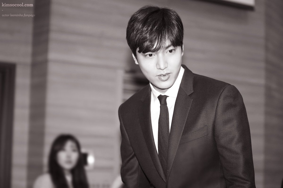 Lee Minho Black and White photo