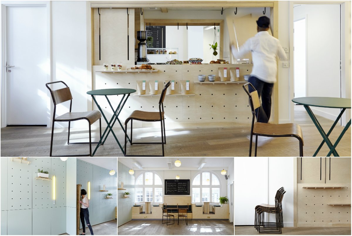 The new interior enables the space to fulfil a wide range of functions. Dean Street Cafe by <a href="/ninaandcodesign/">Nina+Co</a> bit.ly/2mhIqqD