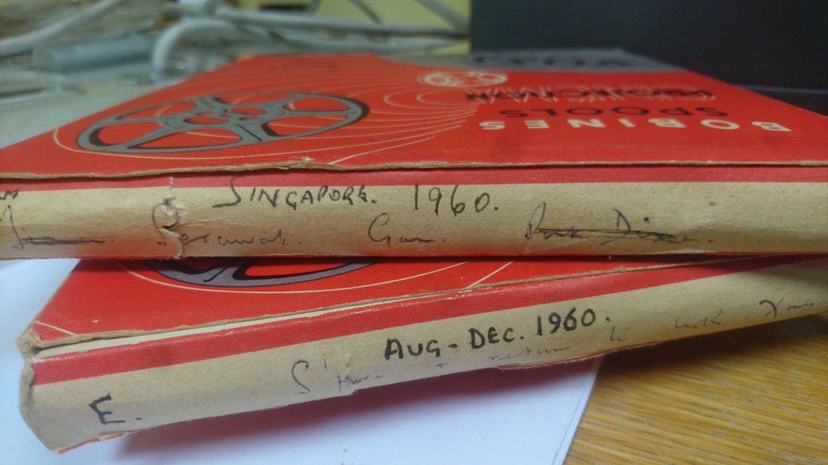 FilmRoomUK's tweet photo. Some interesting #footage to be #scanned &amp; #graded this week! #8mmfilm #super8mmfilm #HDFilmScanning #Singapore #1960 https://t.co/xuSMyh18uI