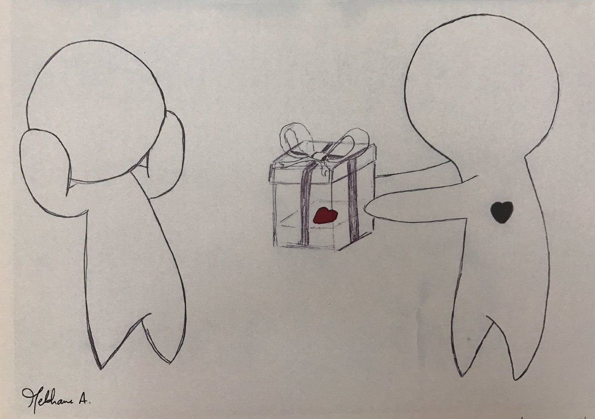 Sapducoeur's tweet photo. Concours #sensiblisation #dondorganes @#sapfr Dessin f Ahmed Mekhane. 
Un #coeur à prendre, un don de soi #aaca #lifeatsap # https://t.co/4X5NACowFd