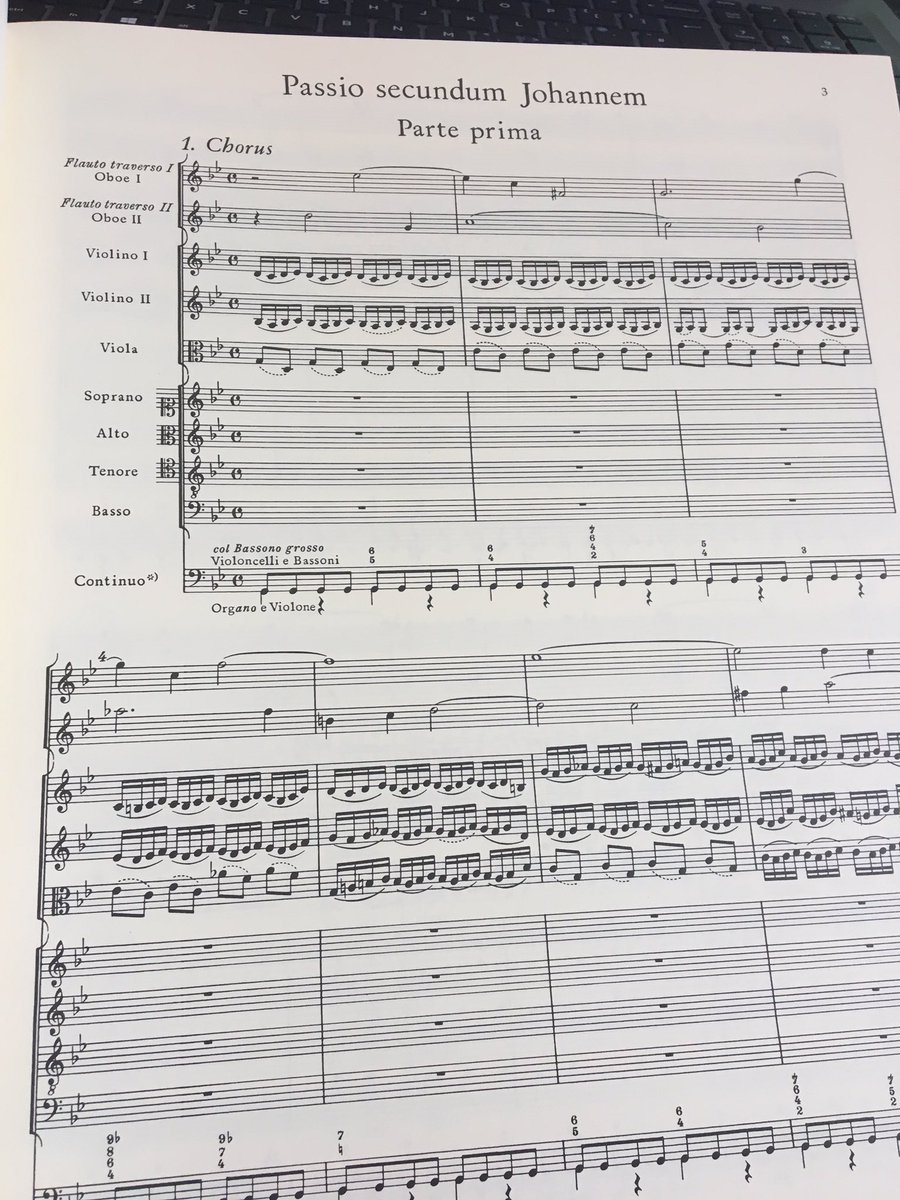 Our conductor's shiny @BarenreiterUK score has arrived! Get your tickets for our 13th March John Passion now at musicdurham.org/event/dunelmjo…