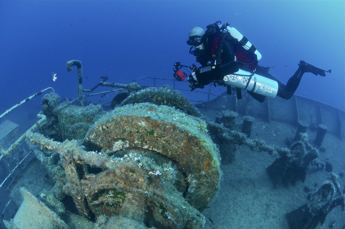 scubawhere's tweet photo. Another amazing shot provided by DivewiseMalta #malta #scuba #diving  #scubawhere #wreckdiving #wreck #reservationsmadesimple #scubadiving https://t.co/hLdSesajwx