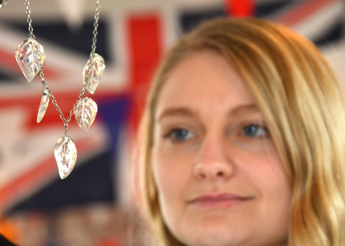 gazetteherald's tweet photo. Thanks to @CeliaSawyerTV this unique jewellery has found a home @edencamp https://t.co/pDIlPNrrgn https://t.co/bXgLg0wxHe