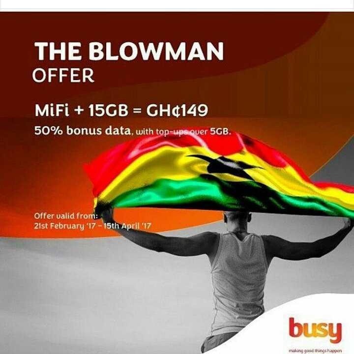 PaoloA12's tweet photo. Busy Blowman Offer is soo cool. I won't exchange busy for any Internet service provider.
#blowupwithBusy4G
#Busy_ Onaapo
#Your_mind_for_dey https://t.co/ly8pmW6Cmd