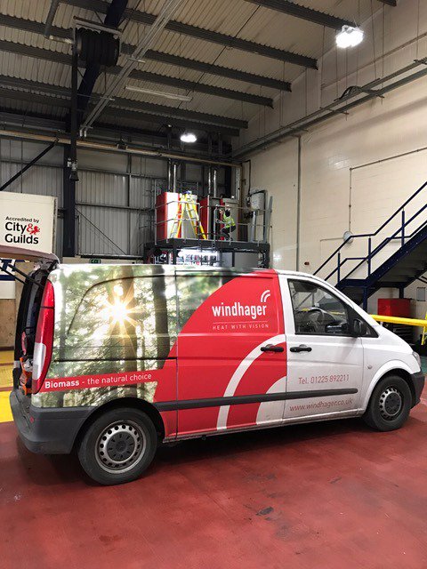 cb_servicesuk's tweet photo. @WindhagerUK commissioning our unique install of new biomas boilers, utilising a small space with innovative system design #renewables https://t.co/bLoj6gCM77