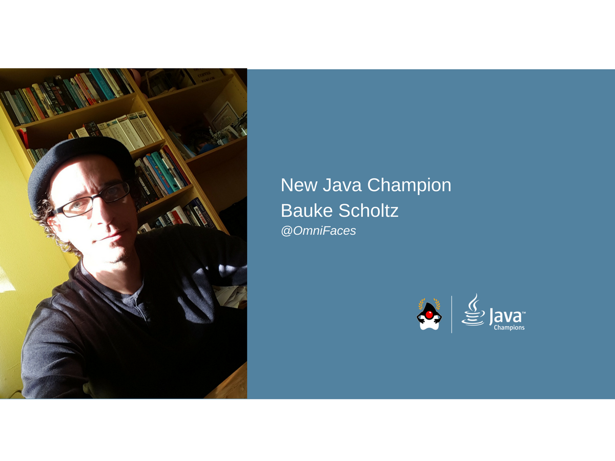 java_ng's tweet image. Congratulations to the New #Java Champion Bauke Scholtz @OmniFaces hubs.ly/H06pFXp0 by @ypoirier
