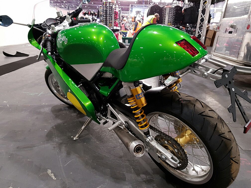 Some interesting race exhibits at the recent @MCNnews Show . All running with gold of course!