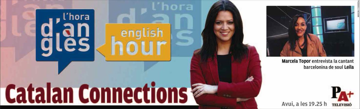 elpuntavui's tweet photo. Catalan Connections: Marcela Topor welcomes Barcelona-born soul singer @Leilasounds into the studio. Today from 7.25 p.m. @elpuntavuitv https://t.co/nJU4vogmjl