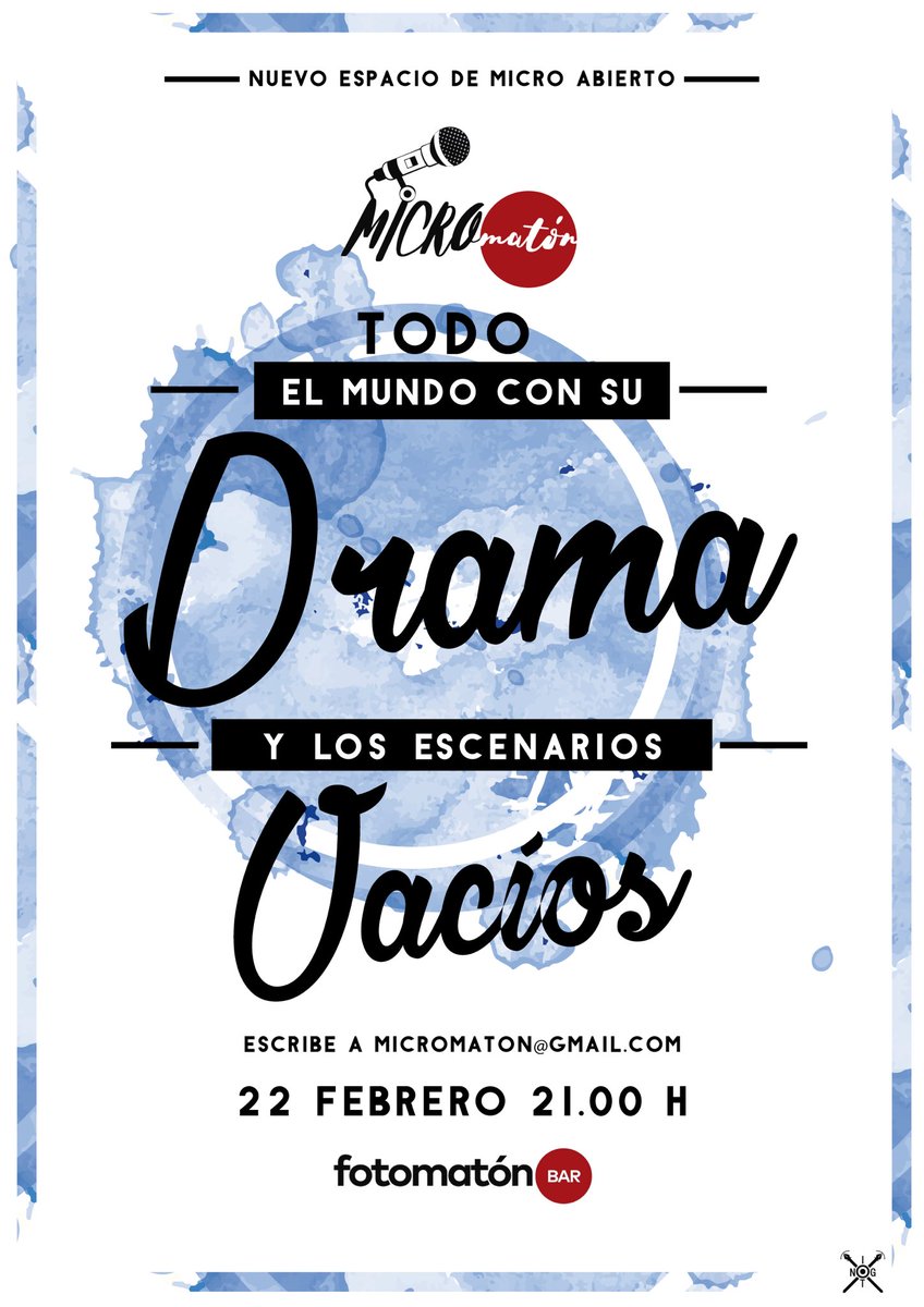 Hoy es MIÉRCOLES, y eso significa <a href="/micromaton/">Micromatón</a> en el <a href="/FotomatonBar/">Fotomatón</a>.
Cómicos, músicos, poetas, artistas, venid a nuestro micro abierto.