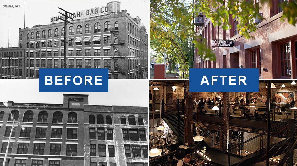 amilestoneprop's tweet photo. These photos show how #Omaha is restoring &amp; celebrating historic buildings: https://t.co/G7cB0GcJs9. (Via @npdodge) #historicpreservation https://t.co/nQZeITrEH4