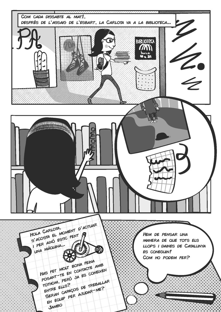 Celebrem la #DiadaPensament2017 amb el còmic de la Carlota! Teniu fins aquest 26 de febrer per participar al #manifestjamborinada!