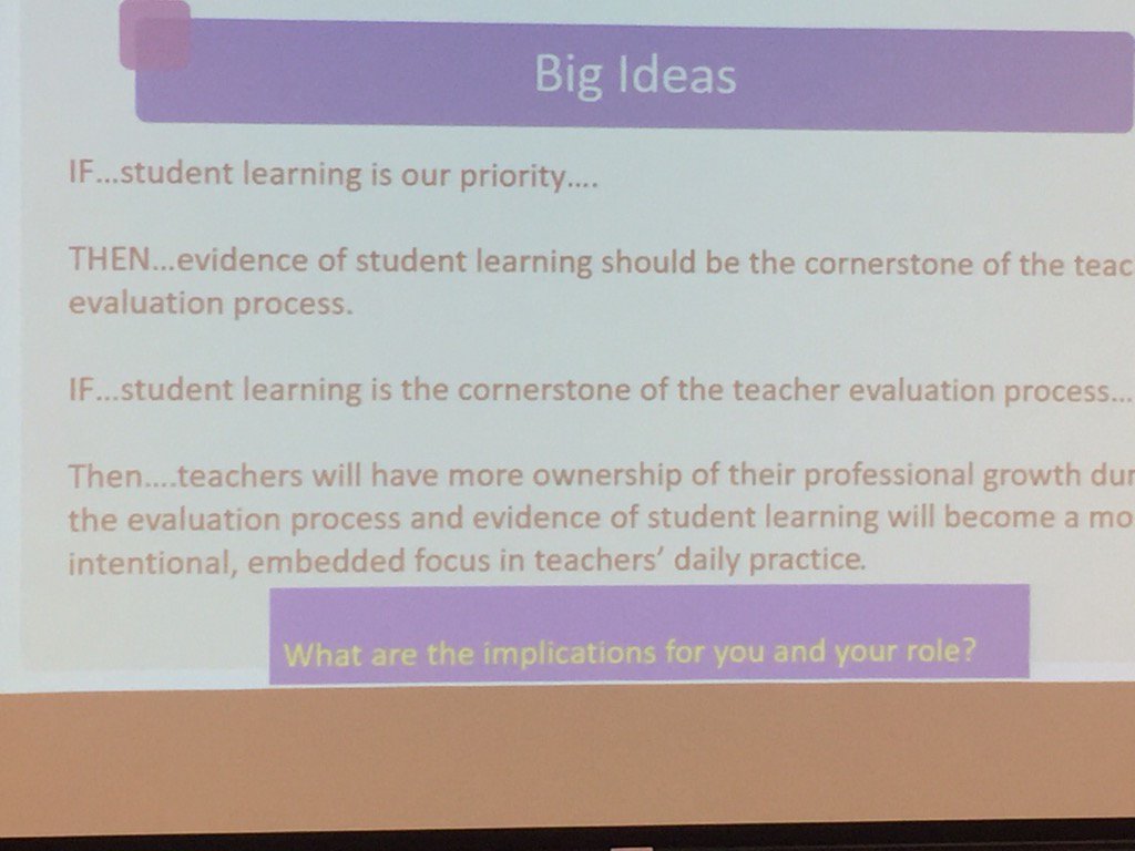 Point of tchr evals? Student learning! What are the students doing? <a href="/NIETteach/">National Institute for Excellence in Teaching</a> <a href="/tosstn1975/">TOSS</a>