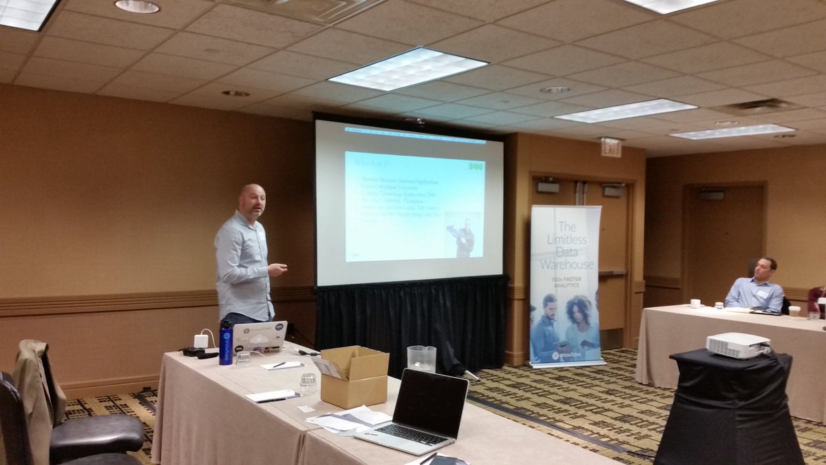 KentGraziano's tweet image. .@SnowflakeDB customer Chris from @duosec talks about how they solved data problems using #CloudNative #ElasticDW #DataForBreakfast