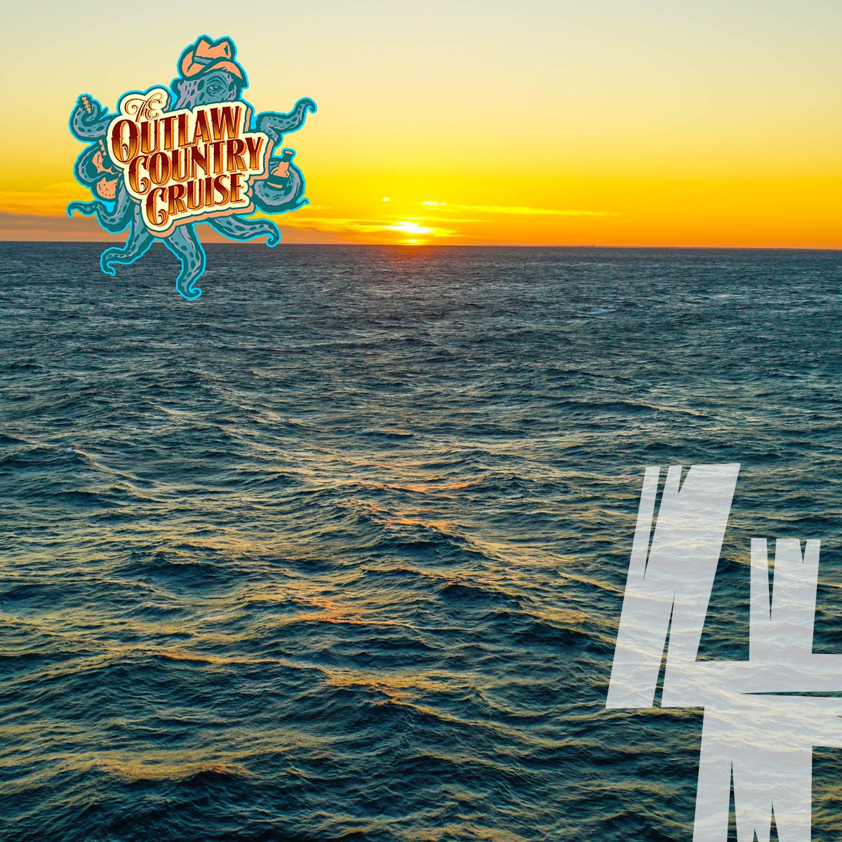 OutlawCruise's tweet image. We're about to be out to sea once again! Who's ready?! 4 more days to go! #4daysout #outlawcruise #sxmoutlaw @SXMOutlaw