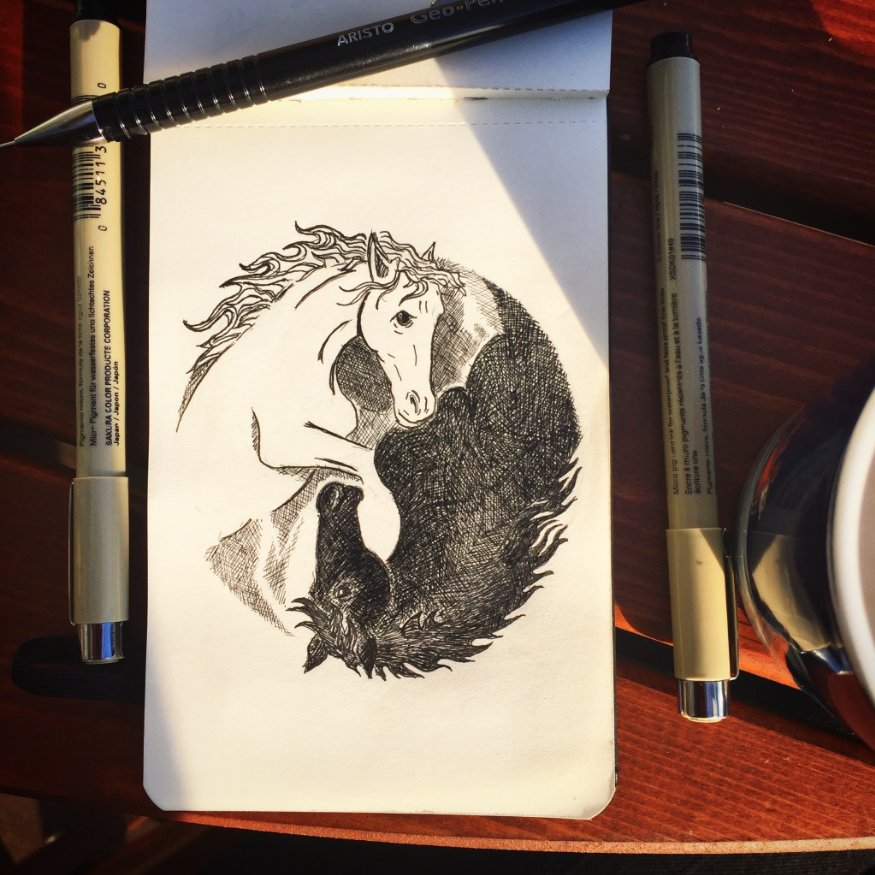 doodlers's tweet image. Doodling Yin &amp;amp; Yang! buff.ly/2loLNP8
