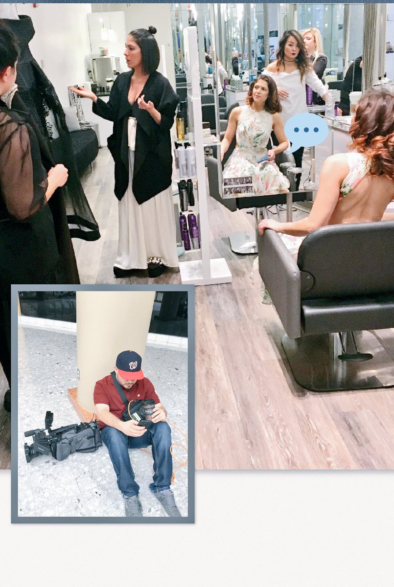 MeaghanMooney1's tweet photo. "Ran for a coffee" -- @DaveScarnato #Oscars #fashion #workBF #morningtv https://t.co/VvcEThPDu5